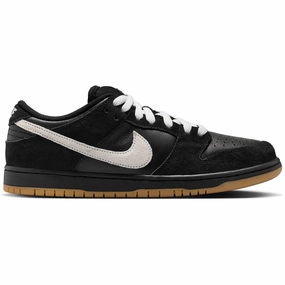 Nike SB Dunk Low Pro Shoes - Black/White/Black/Gum/Light Brown Flex Motion