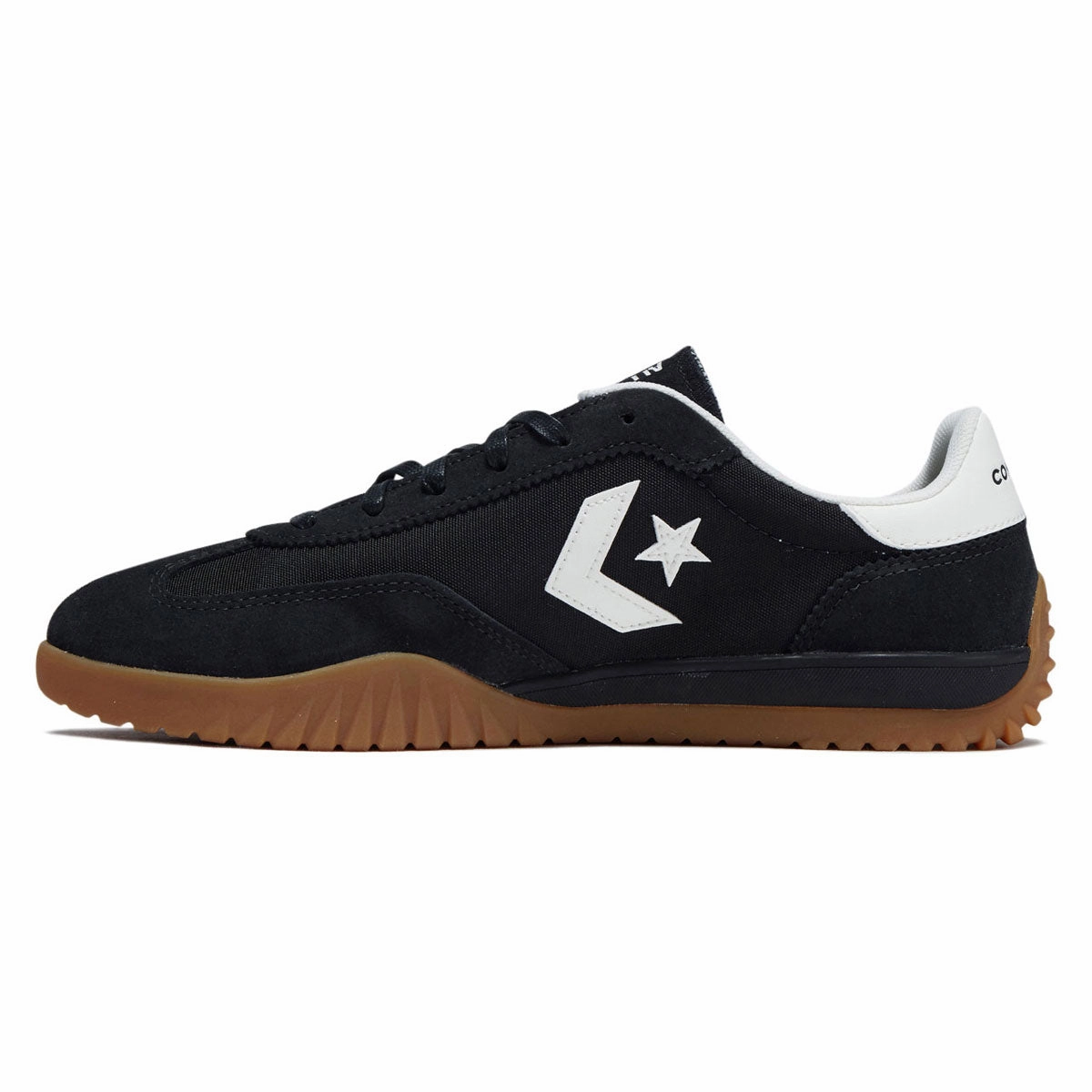Light Footwork Converse Run Star Trainer Shoes - Black/Egret/Honey