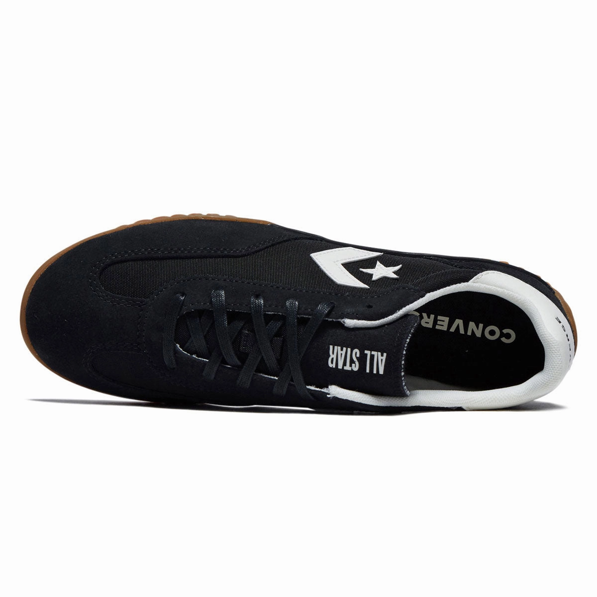Light Footwork Converse Run Star Trainer Shoes - Black/Egret/Honey