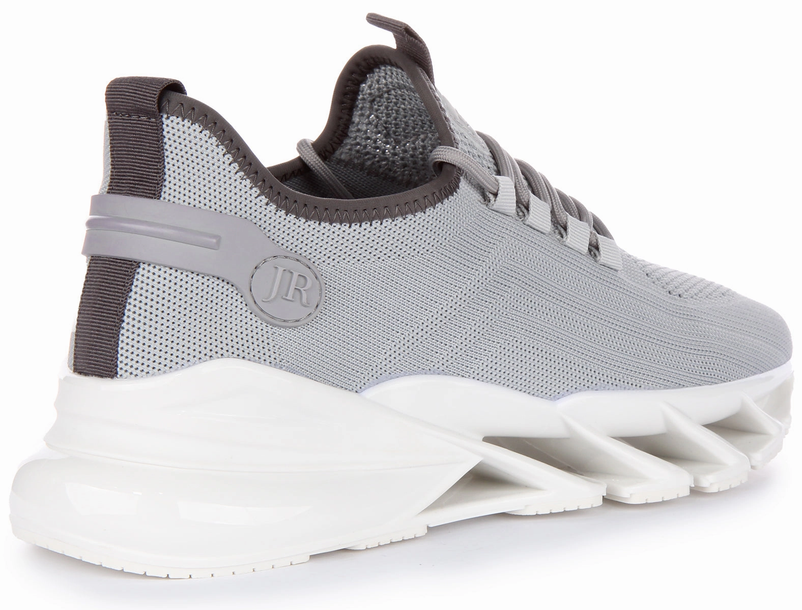 Light Glide Justinreess England Bounce 5 Running Trainer In Grey