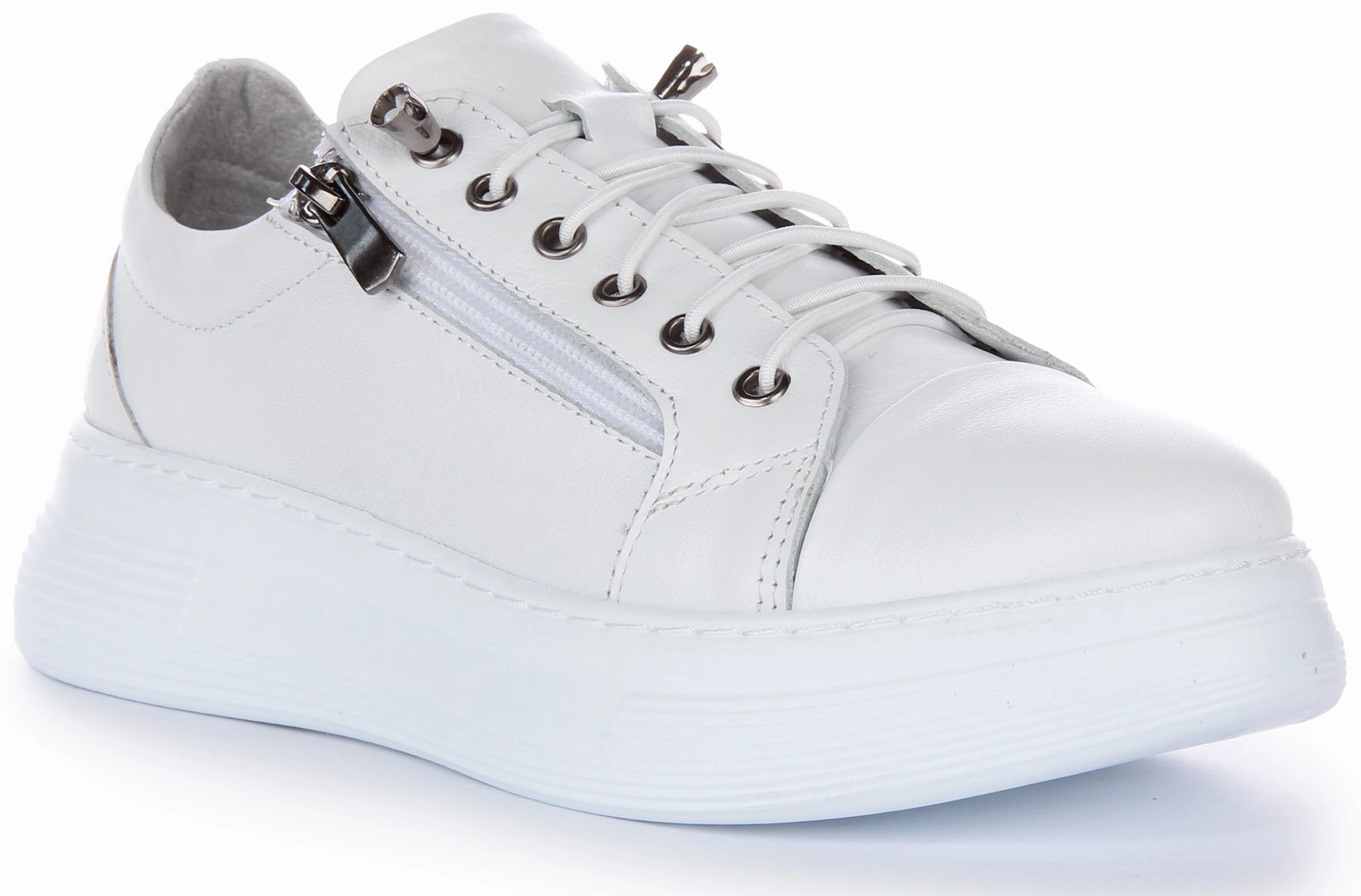 Justinreess England Zoe In White For Women Breathable Material Flex Fit