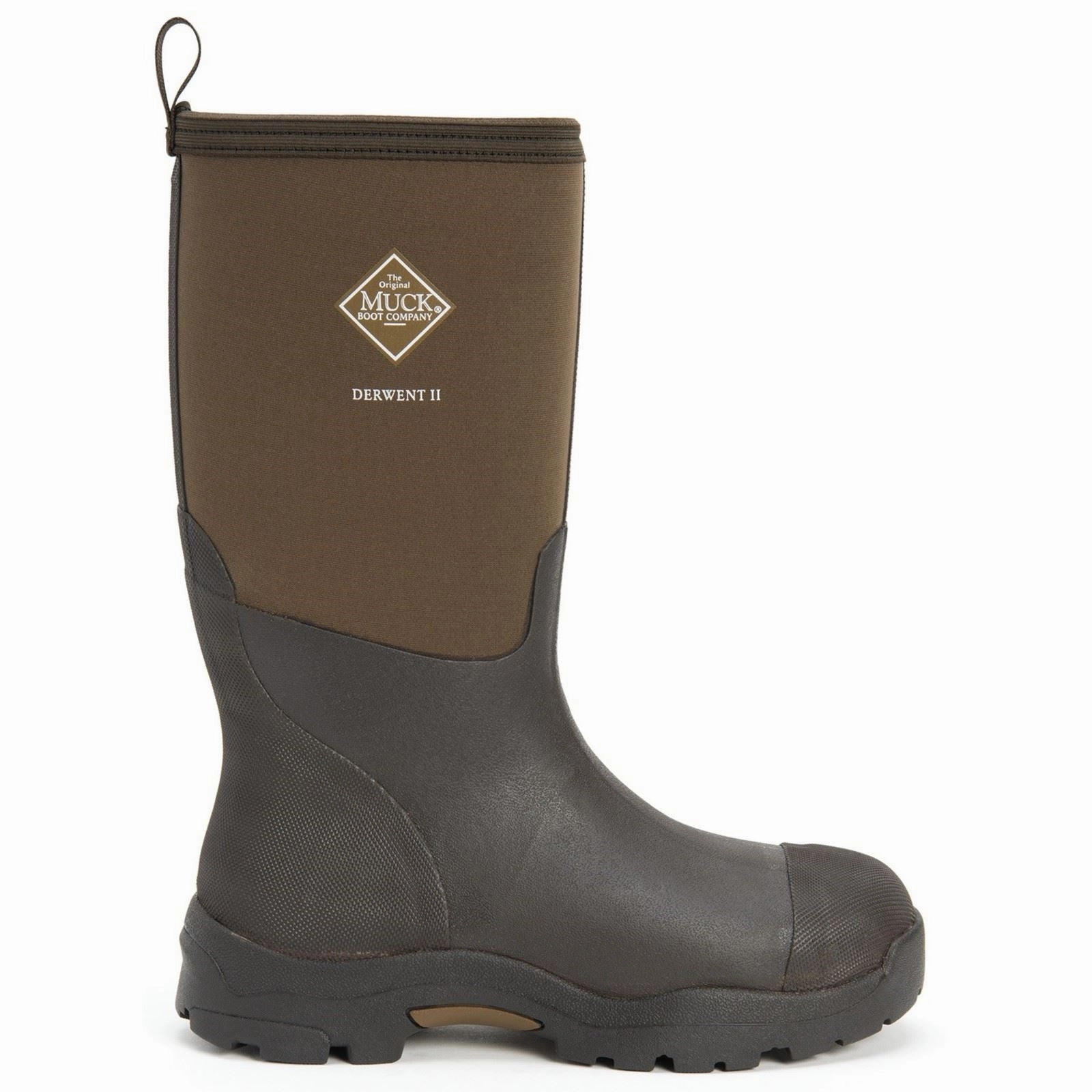 Light Guard Pro Muck Boots MB Derwent II Rubber Black/Bark Wellington Boots