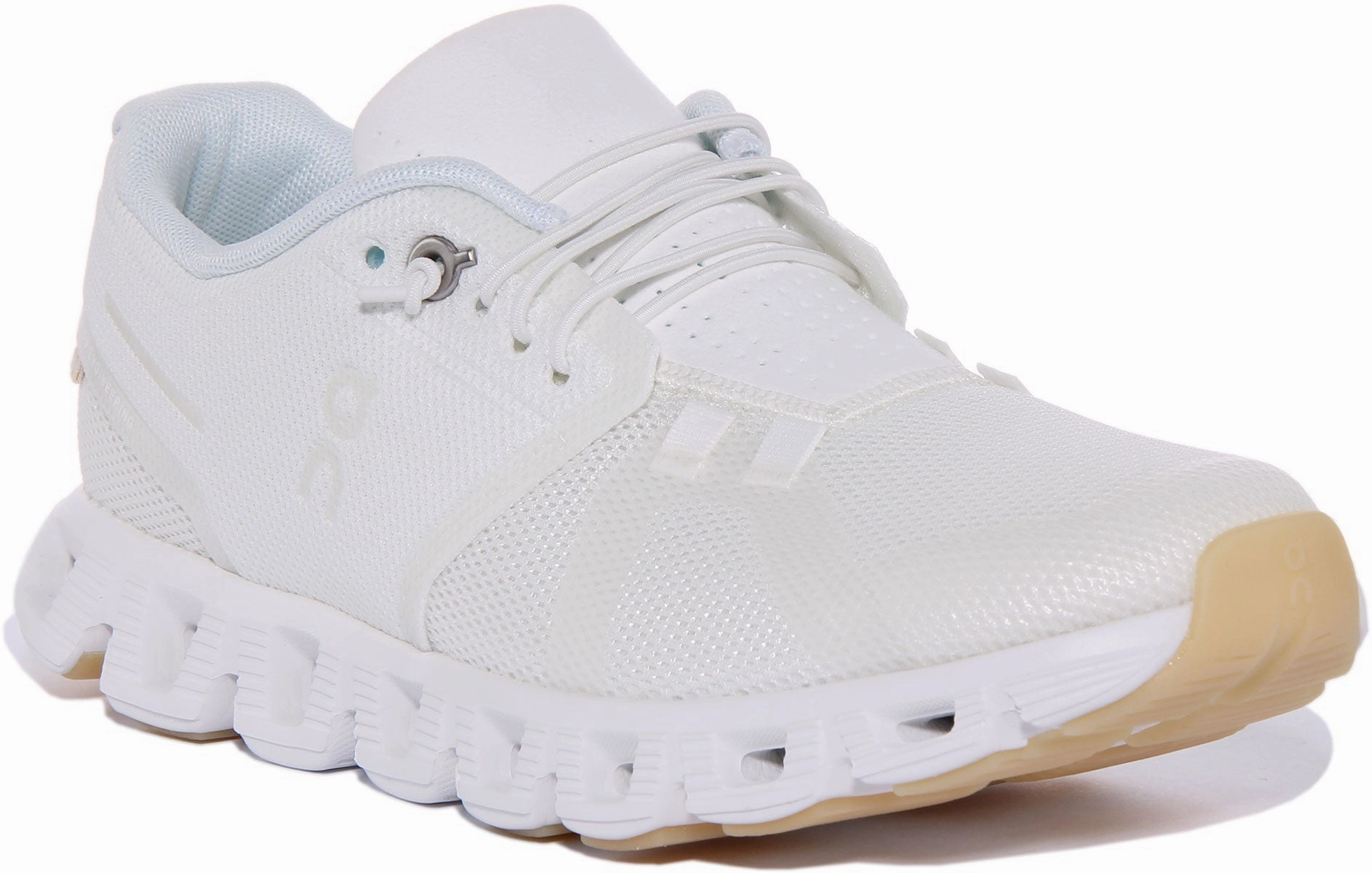 Explosive Speed On Running Cloud 5 Undyed In White For Women