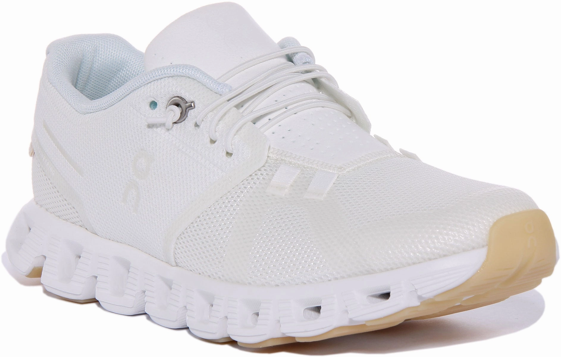 On Running Cloud 5 Undyed In White For Women Quick Travel Fit Simple Style