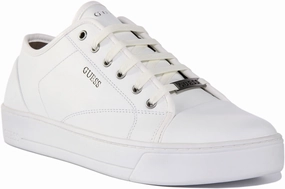 Light Weight Guess Udine Trainers In White For Men