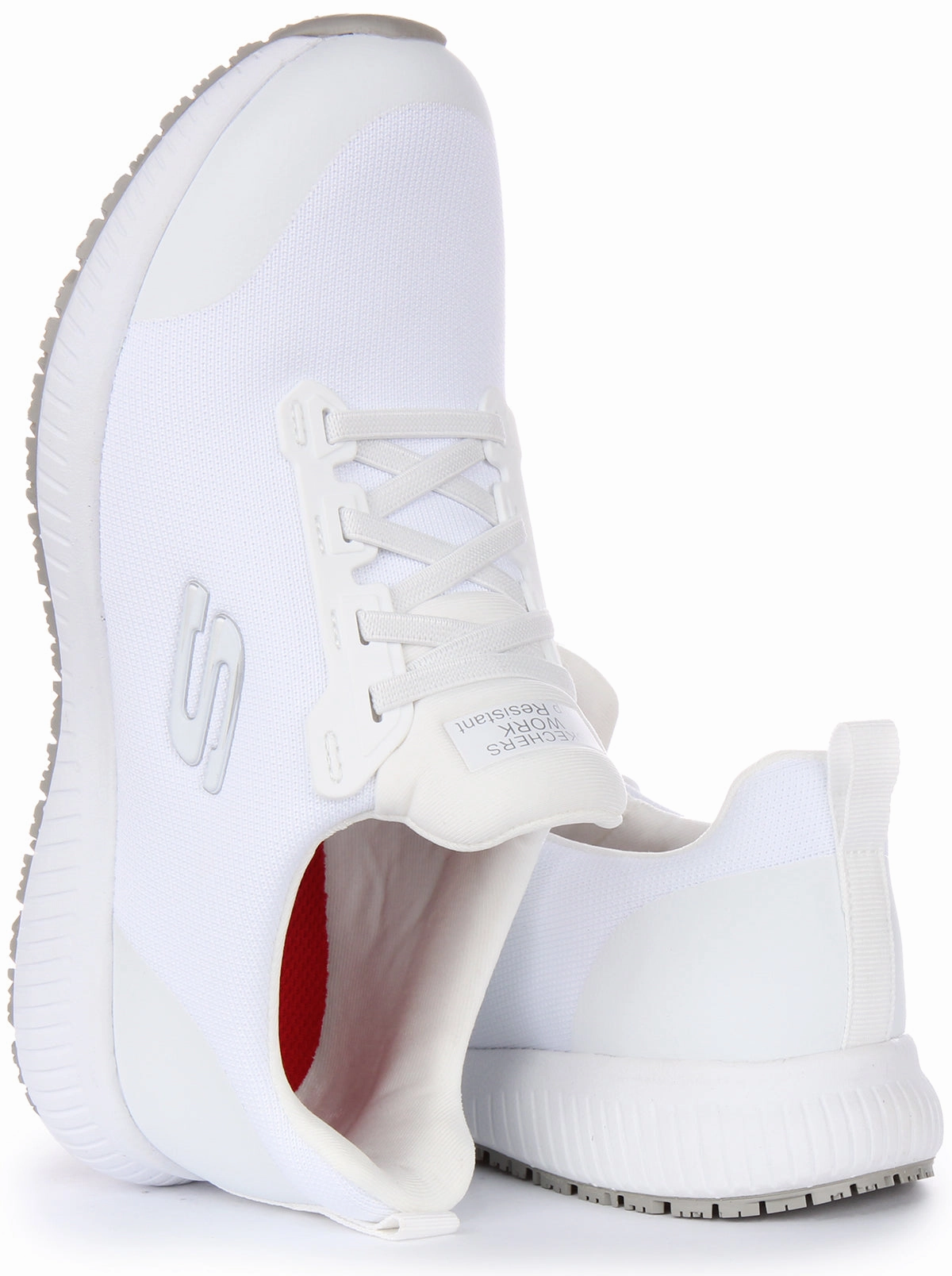 Light Path Skechers Squad SR In White For Women