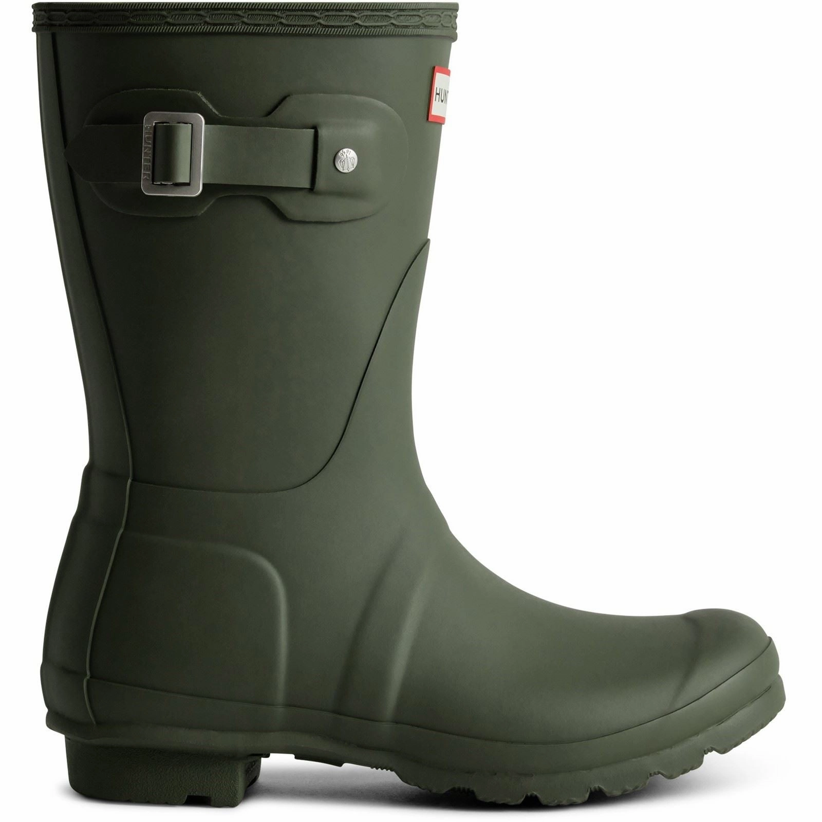 Light Step Flex Hunter Original Short Boot Rubber Women's Dark Olive Wellington Boots