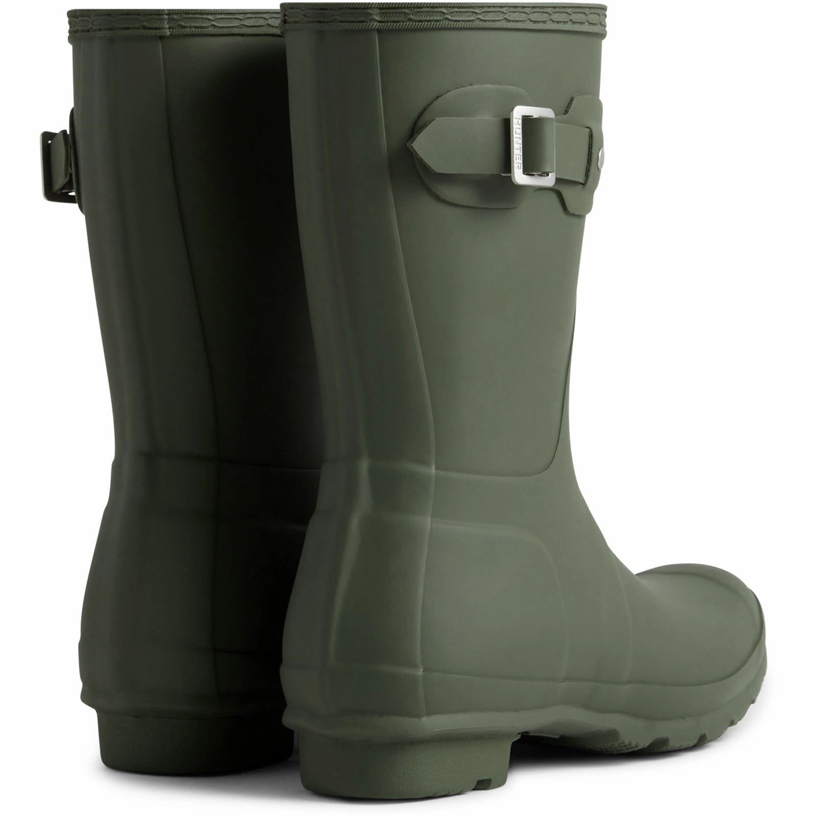 Light Step Flex Hunter Original Short Boot Rubber Women's Dark Olive Wellington Boots