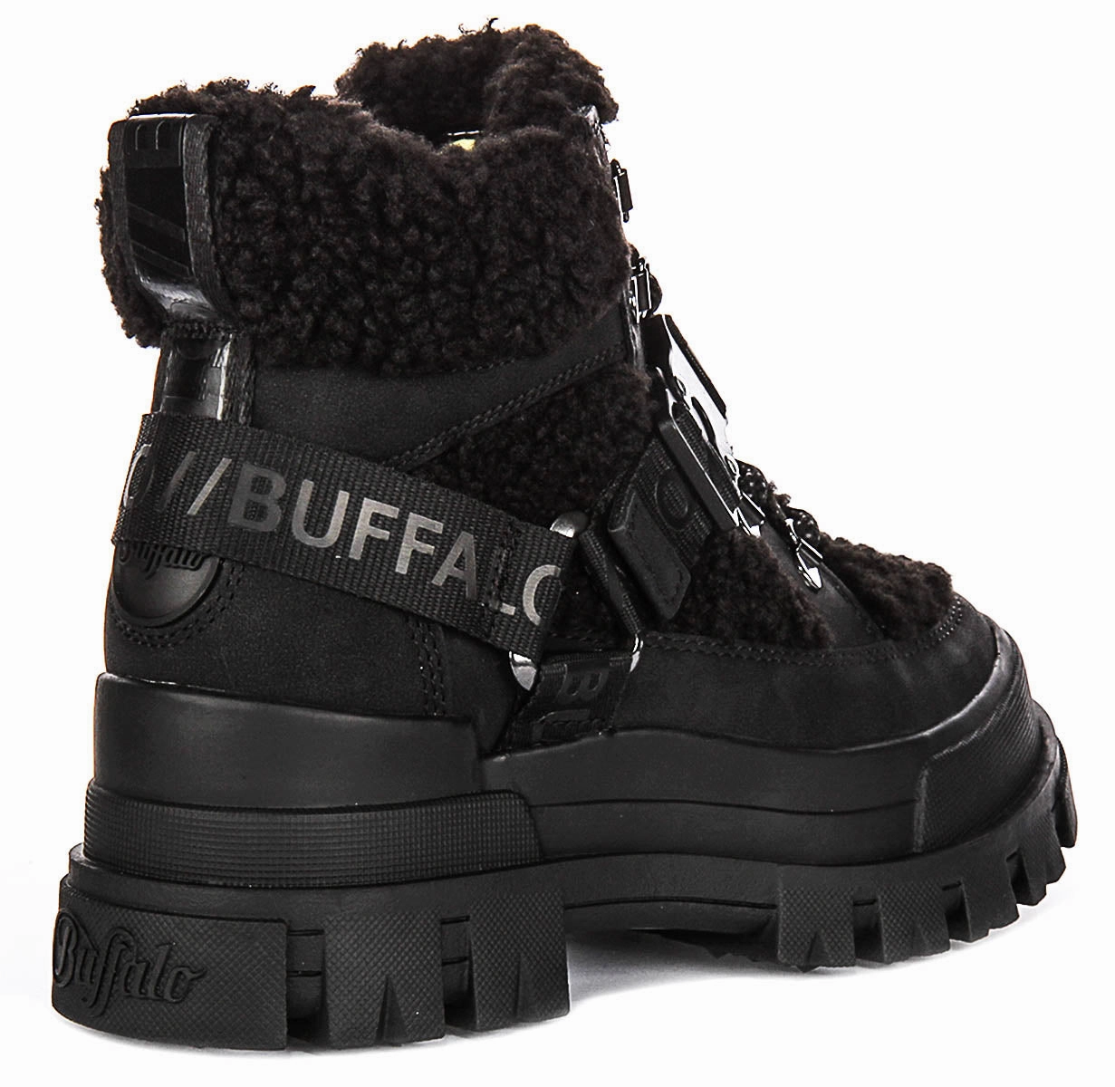 Light Step Move Buffalo Aspha Com1 Warm In Black For Women