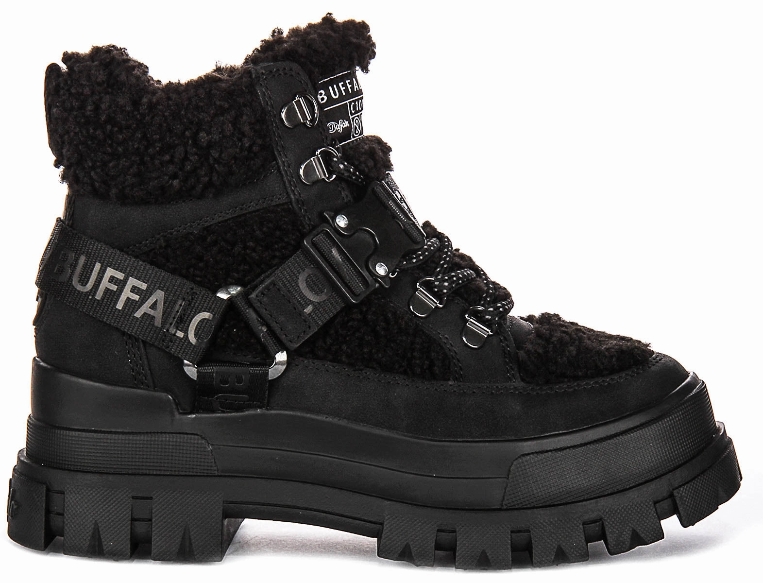 Light Step Move Buffalo Aspha Com1 Warm In Black For Women
