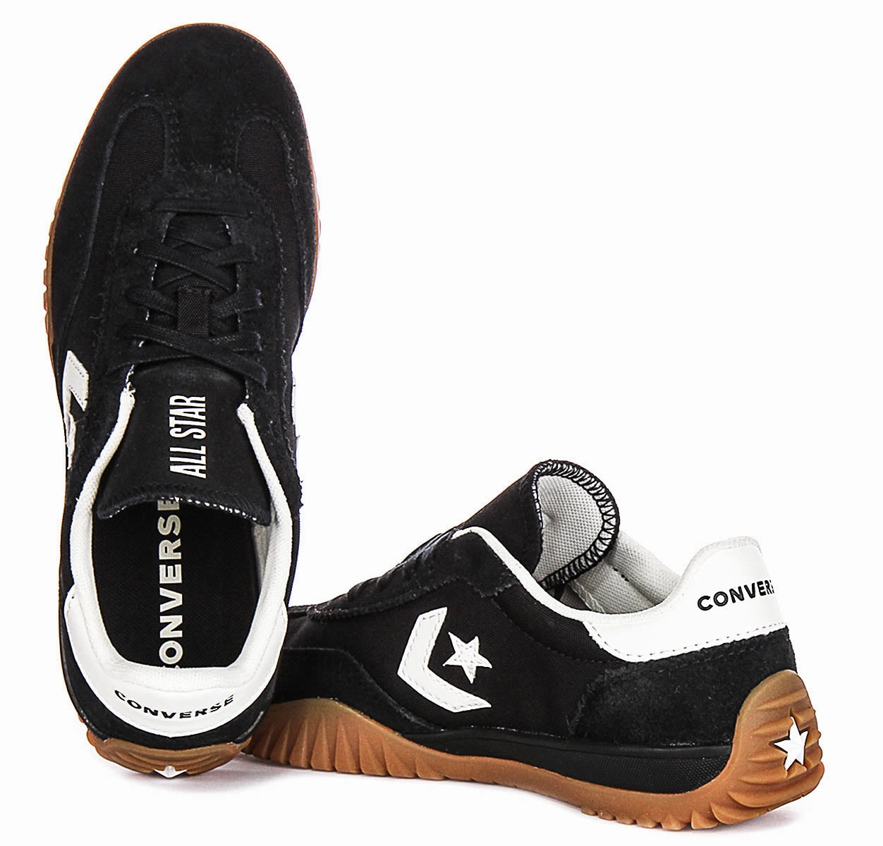 Light Step Move Converse Run Star Trainer A08263C In Black White