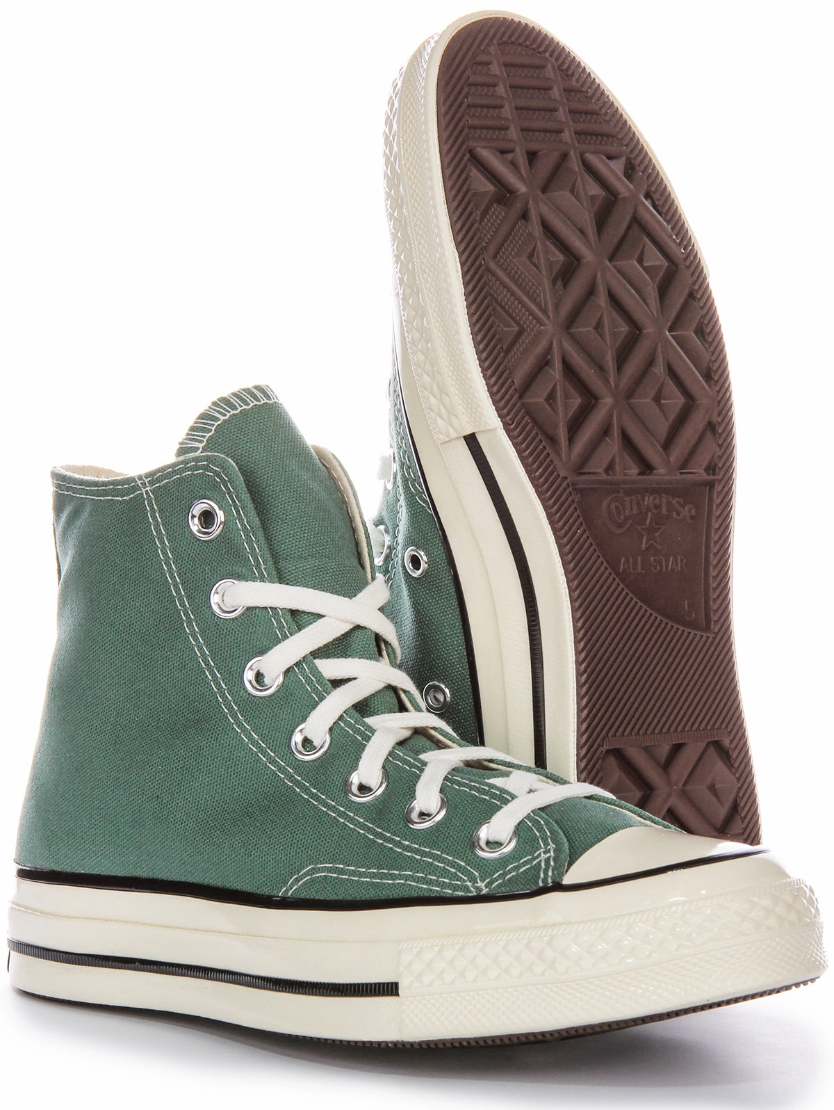 Light Step-On Glide Layer Converse Chuck 70s Hi A06521C In Vintage Green