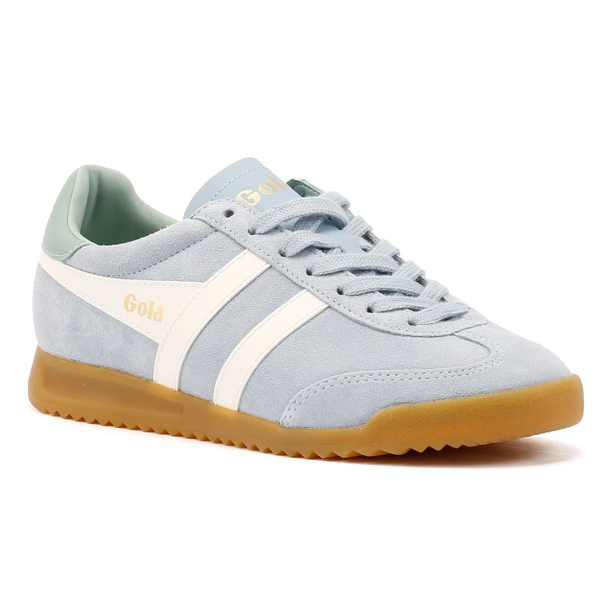 Lightweight Build Gola Torpedo Suede Women's Air/Off White Trainers