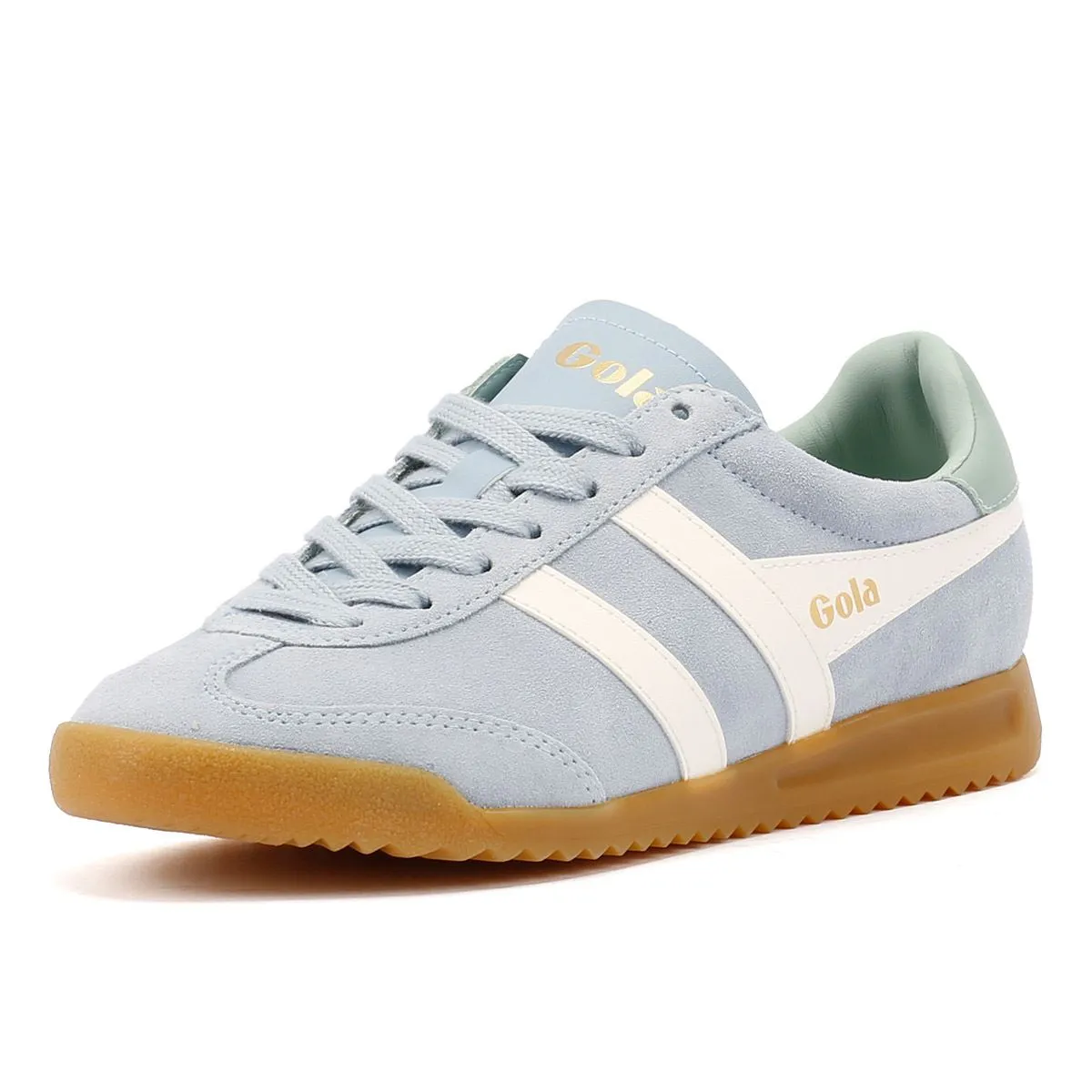 Lightweight Build Gola Torpedo Suede Women's Air/Off White Trainers