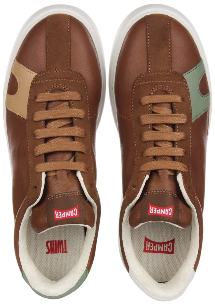 Camper Twins In Brown Gym Routine Travel Friendly