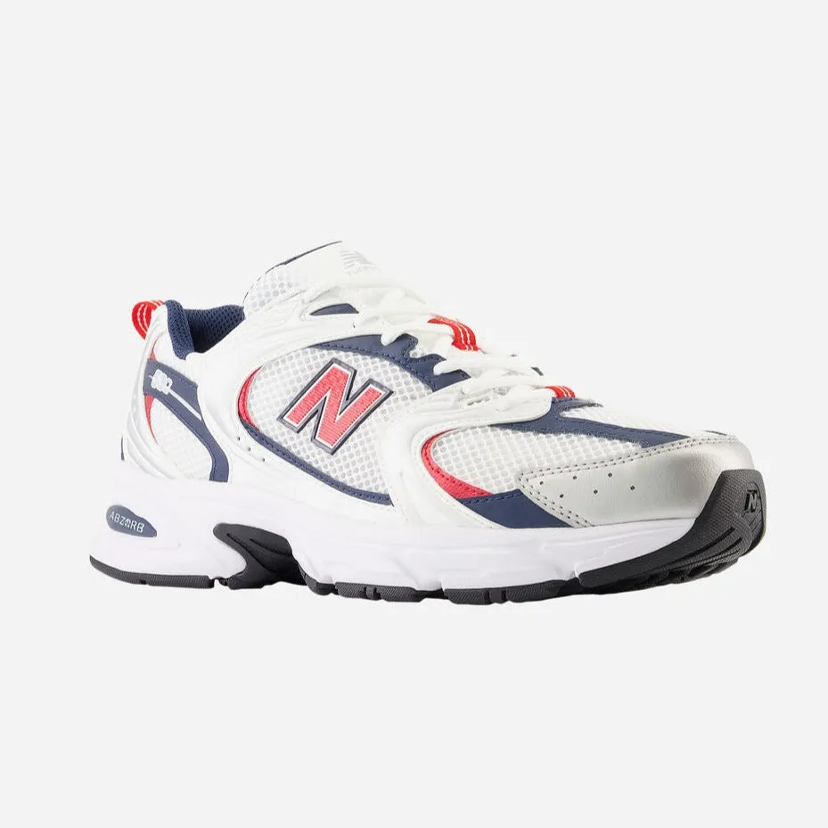 Lightweight durability New Balance 530 MR530LO White Dark Blue Red Unisex (LF)