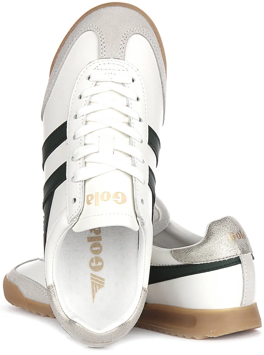 Lightweight Gola Classics Torpedo Leather In White Green For Women
