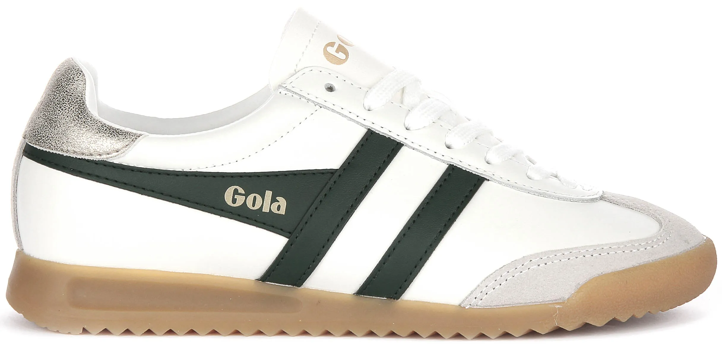 Lightweight Gola Classics Torpedo Leather In White Green For Women