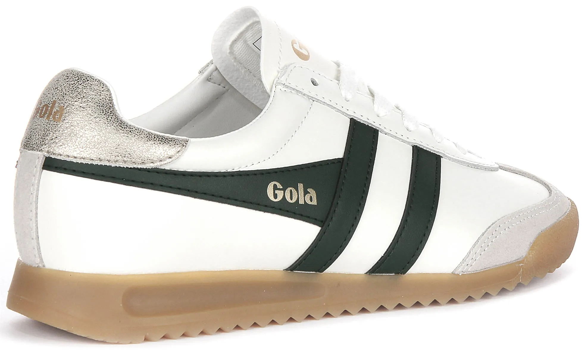 Lightweight Gola Classics Torpedo Leather In White Green For Women