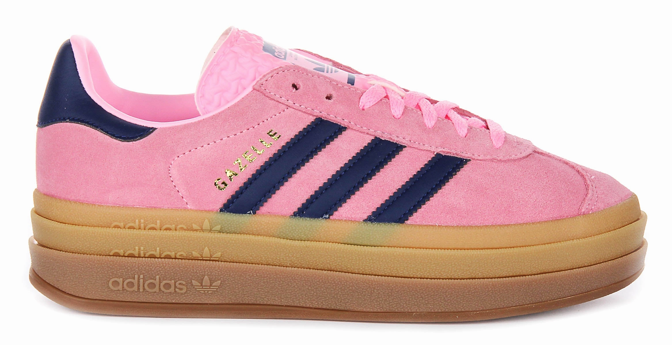 Lightweight Bonding Adidas Gazelle Bold W In Pink Purple For Women