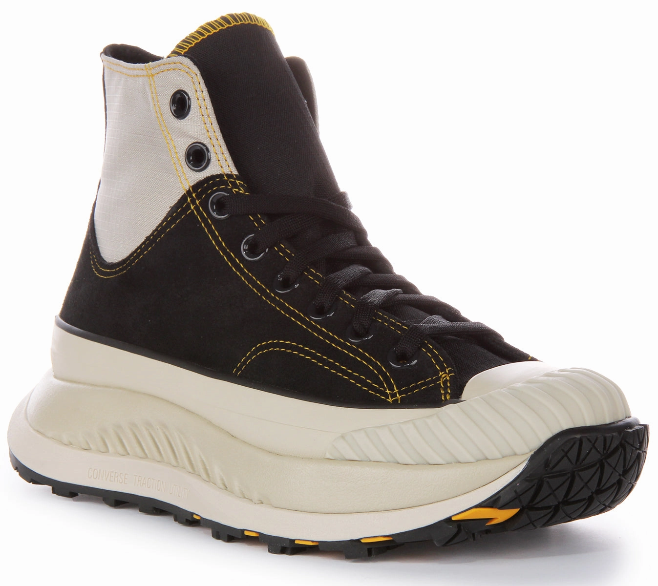 Converse Chuck 70 AT CX City A04522C In Black Yellow treadmill use Dual Layer