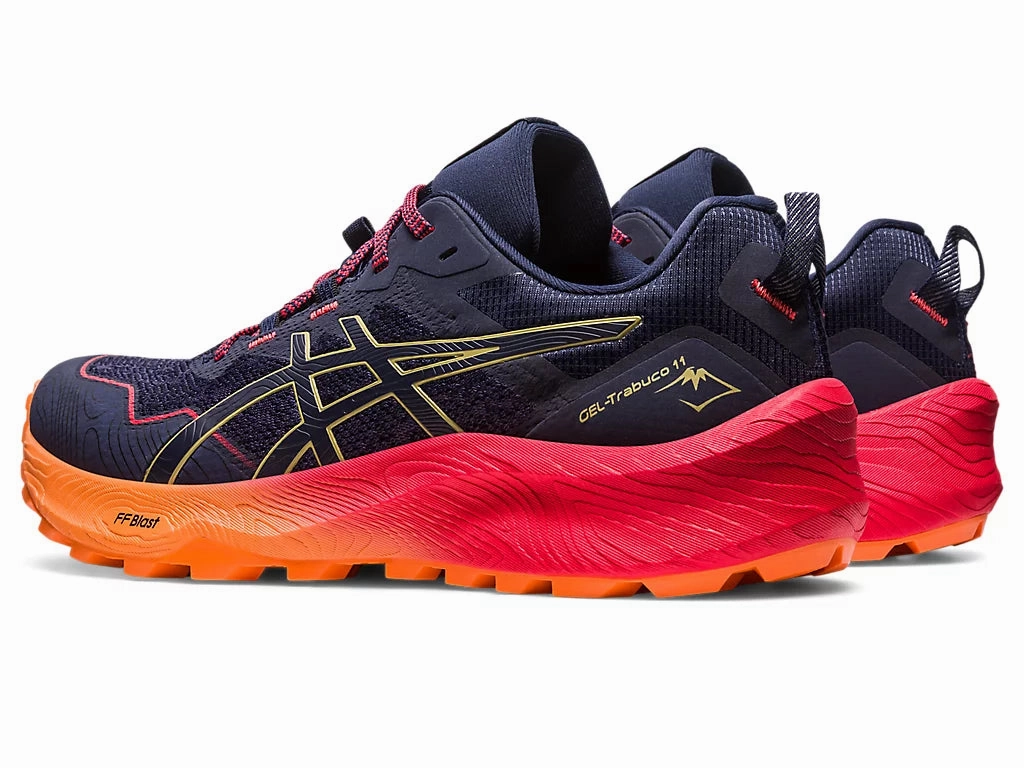 Lightweight Cushioning Asics Gel Trabuco 11 Mens (Indigo Blue/Olive Oil)