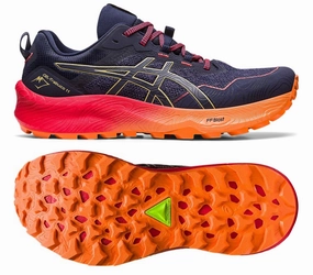 Luxe sole Casual Sporty Asics Gel Trabuco 11 Mens (Indigo Blue/Olive Oil)