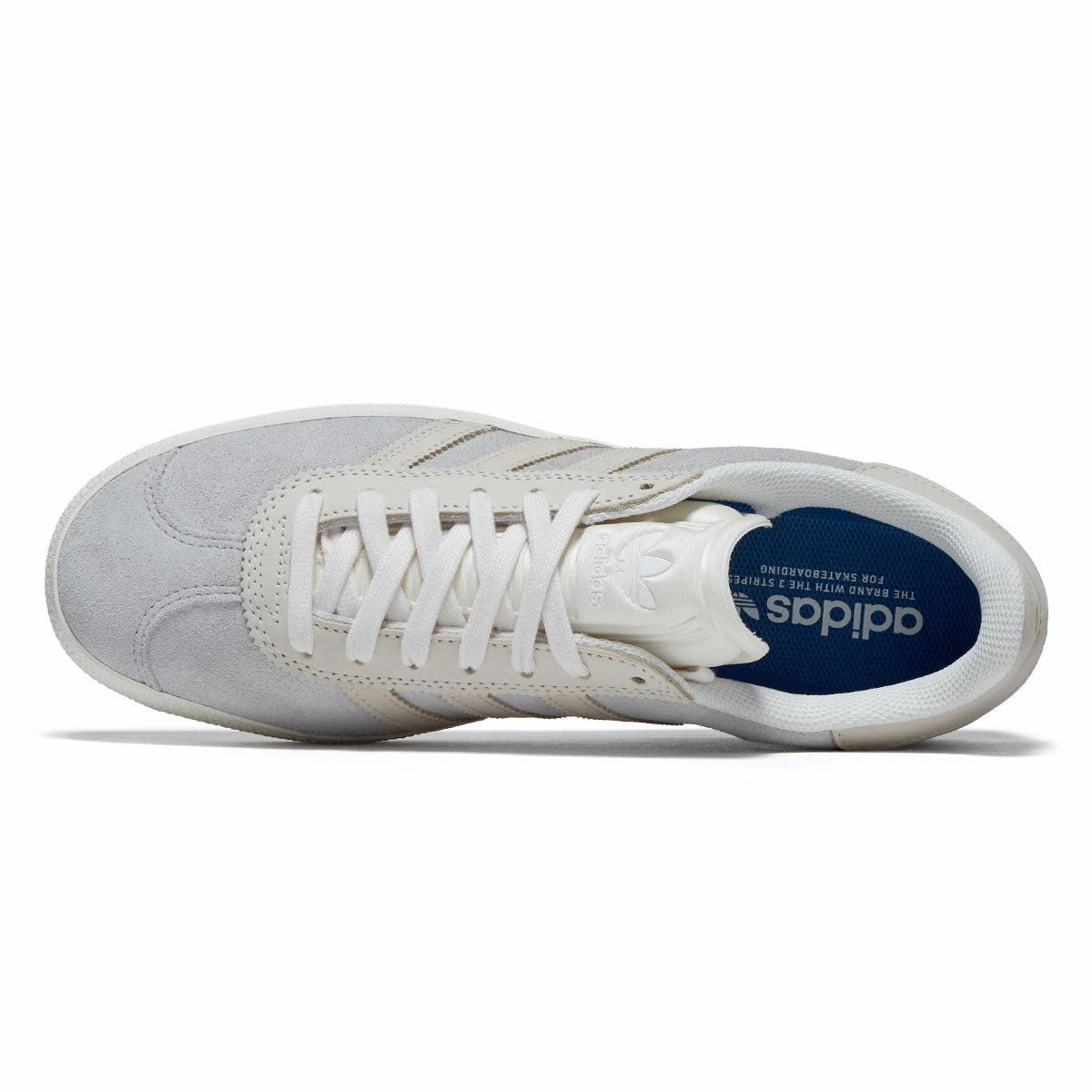 Lightweight Design Adidas Gazelle ADV Shoes - Grey/Core White/Gold Metallic