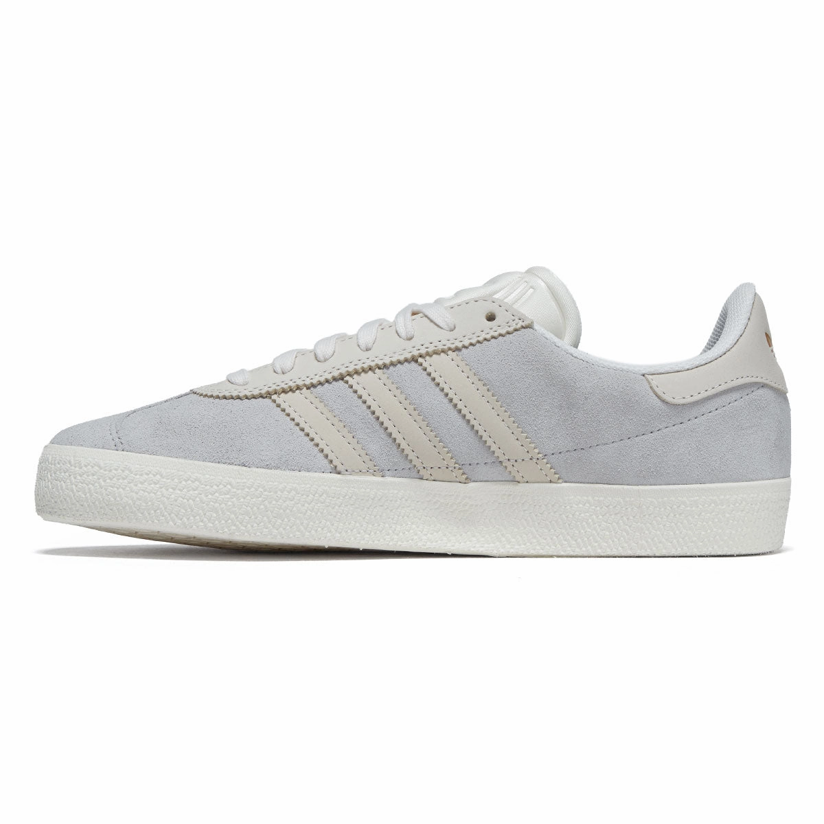 Lightweight Design Adidas Gazelle ADV Shoes - Grey/Core White/Gold Metallic