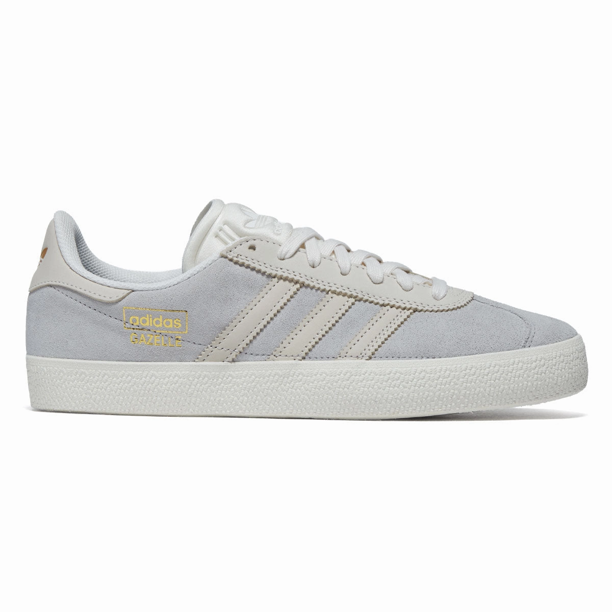 Adidas Gazelle ADV Shoes - Grey/Core White/Gold Metallic Outdoor Performance Pro Skate Look