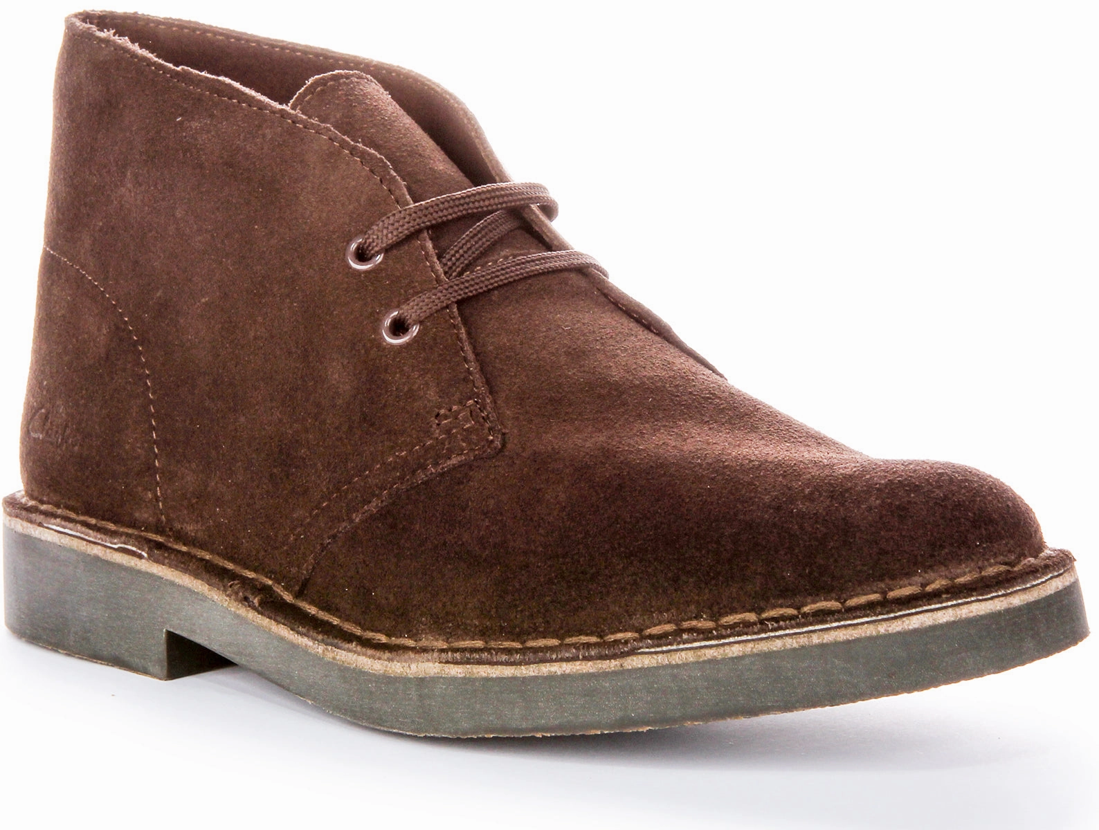 Stable Structure Clarks Desert Boot Evo In Dark Brown For Men