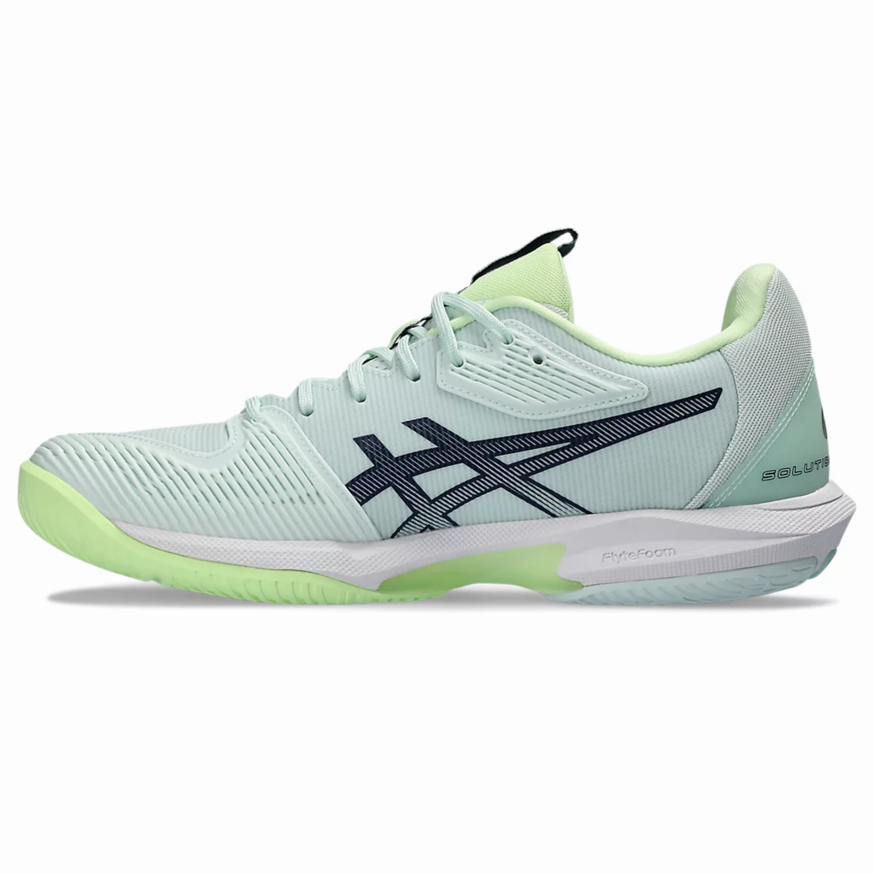 Lightweight Fit Asics Solution Speed  FF 3 Women Tennis Shoes - Pale Mint/Blue Expanse