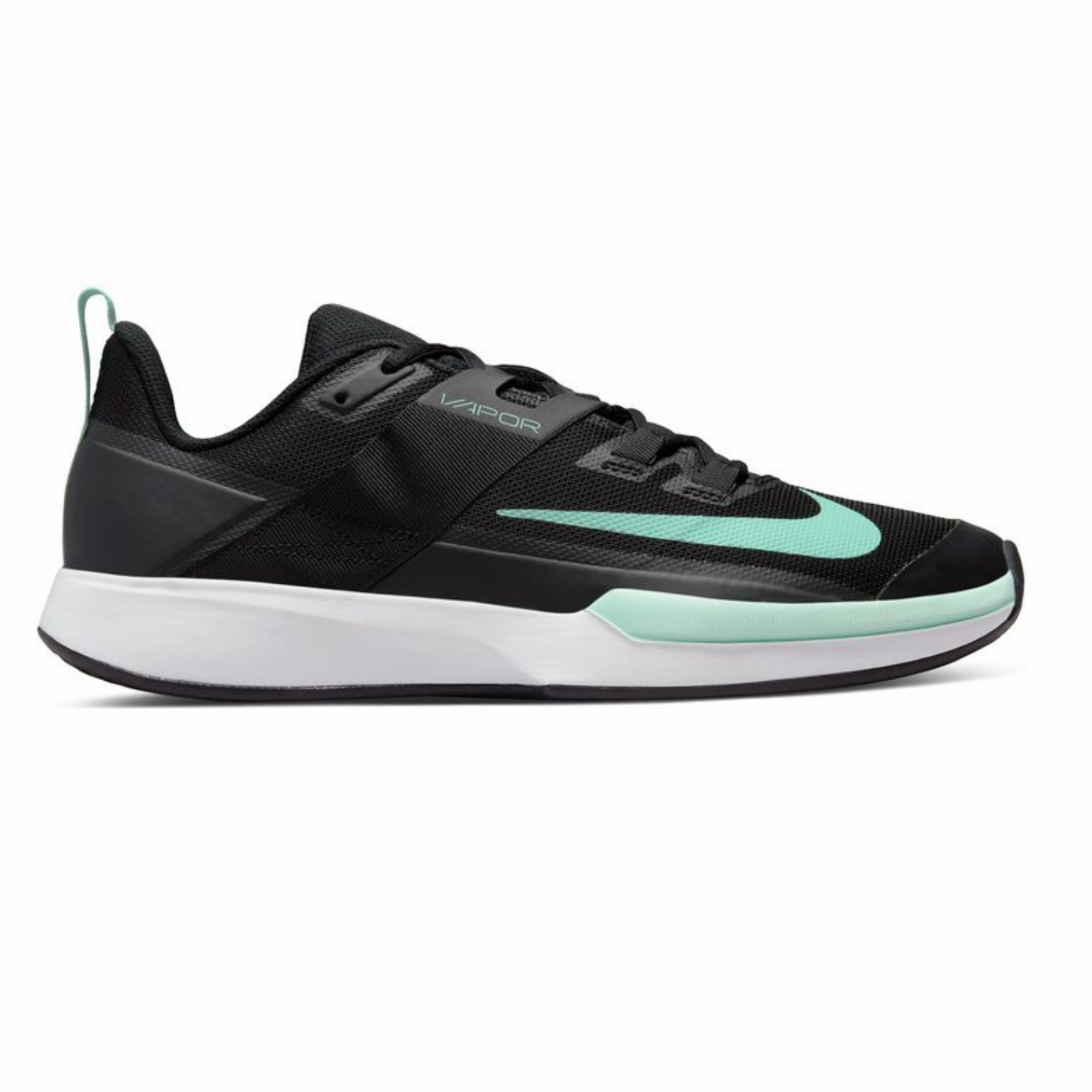 Lightweight Footwear Fabric Nike Court Vapor Lite Black/Mint Men's Hard Court Tennis Shoes