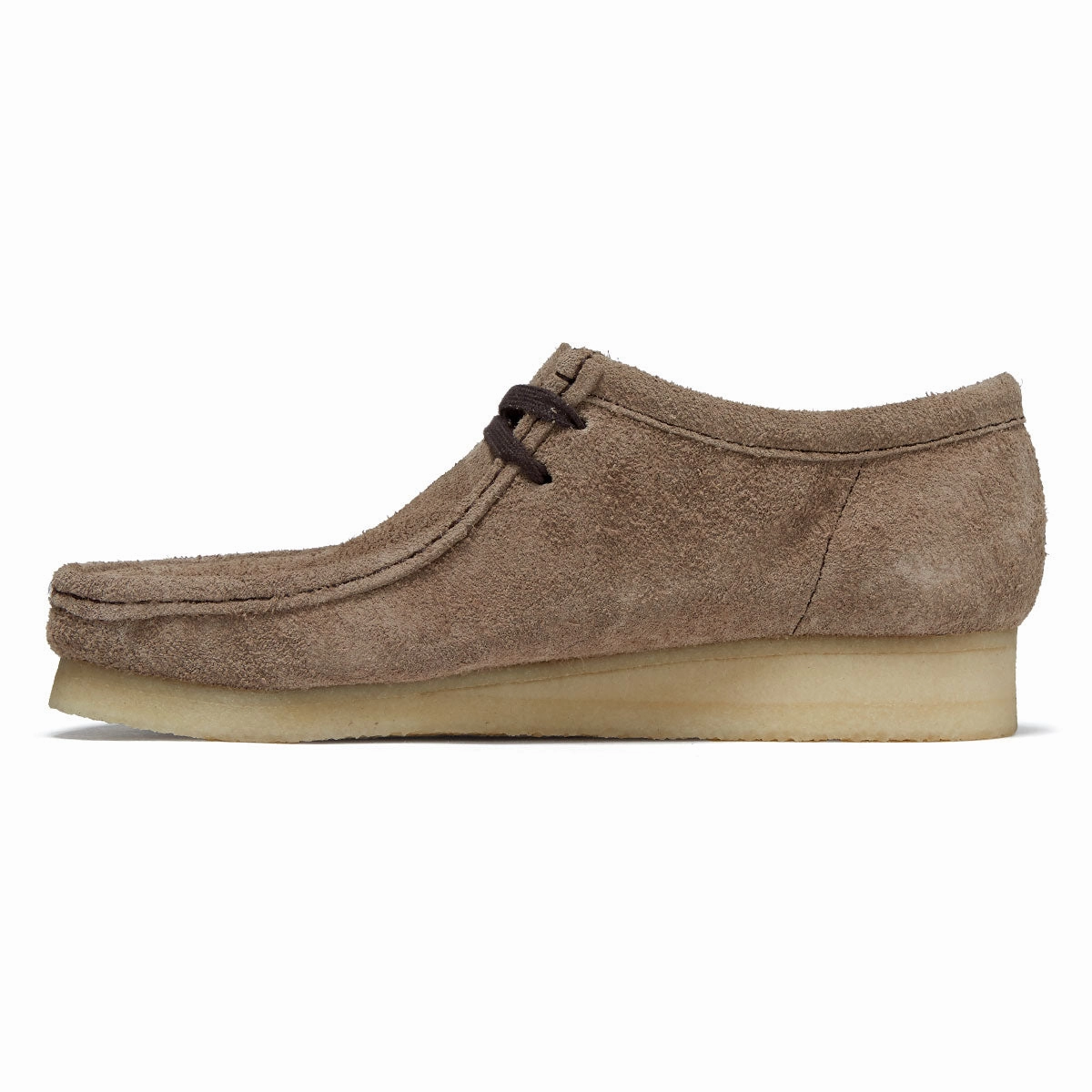 Lightweight Make Clarks Wallabee Shoes - Wolf Suede