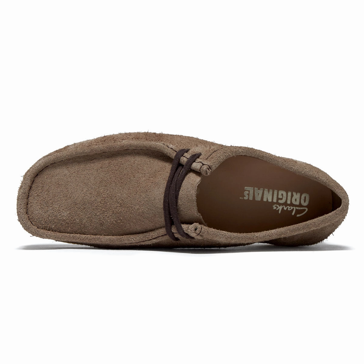 Lightweight Make Clarks Wallabee Shoes - Wolf Suede