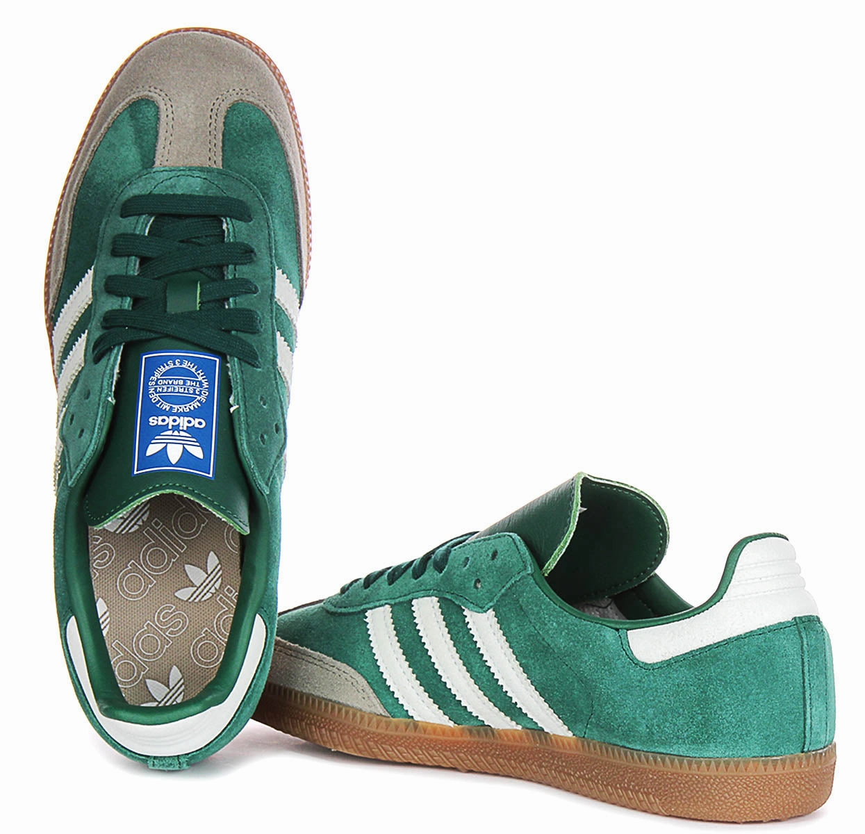 Lightweight mesh layer Adidas Samba OG In Green