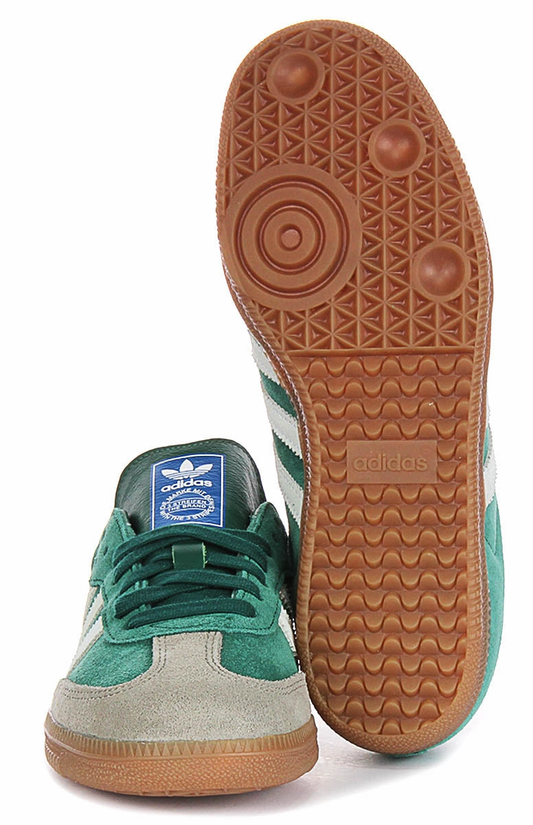 Lightweight mesh layer Adidas Samba OG In Green