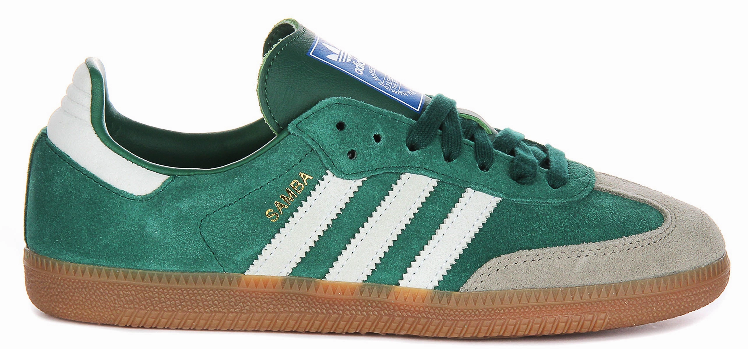 Lightweight mesh layer Adidas Samba OG In Green