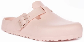 everyday wear shoe usability Birkenstock Boston Eva In Rose | Narrow Fit