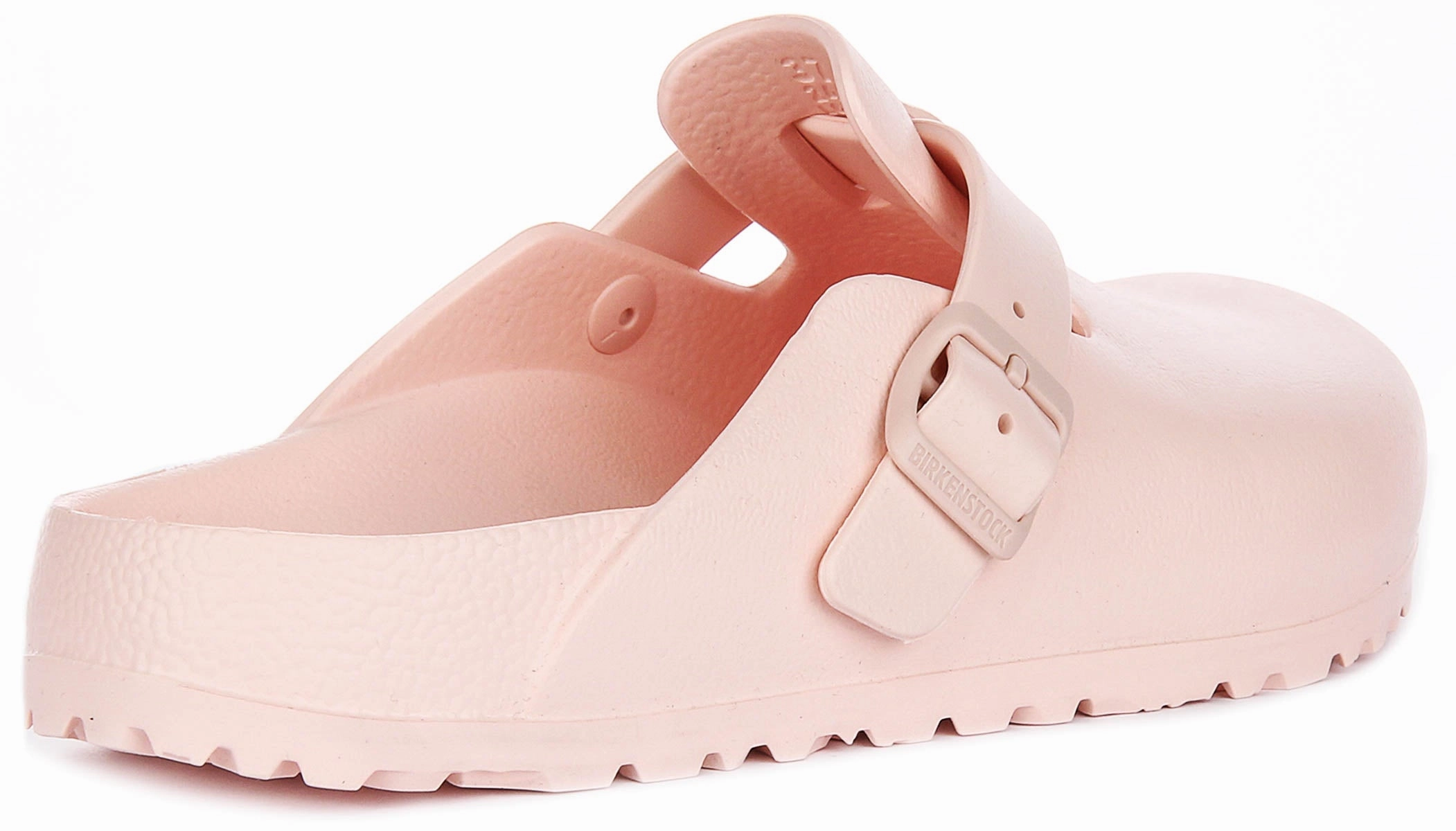Lightweight Shock Pad Design Birkenstock Boston Eva In Rose | Narrow Fit