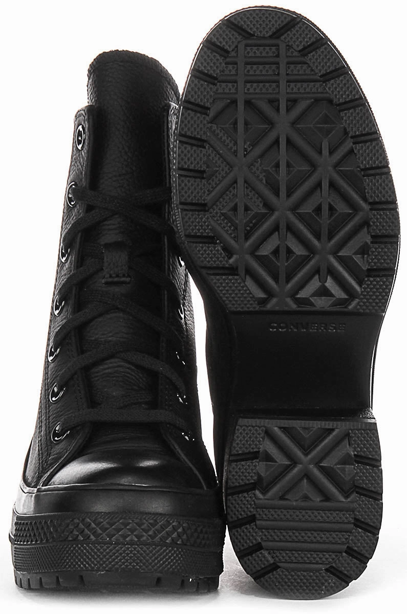Lightweight Support Converse Chuck 70 De Luxe A06145C In Black Leather