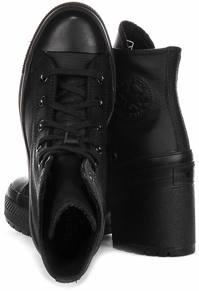 Lightweight Support Converse Chuck 70 De Luxe A06145C In Black Leather