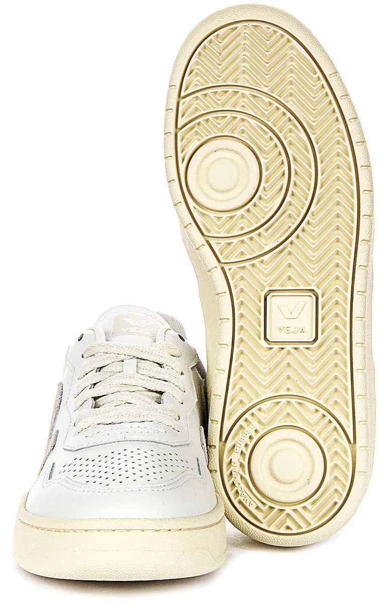 Long Wear Veja V-90 O. T. Leather In White For Women