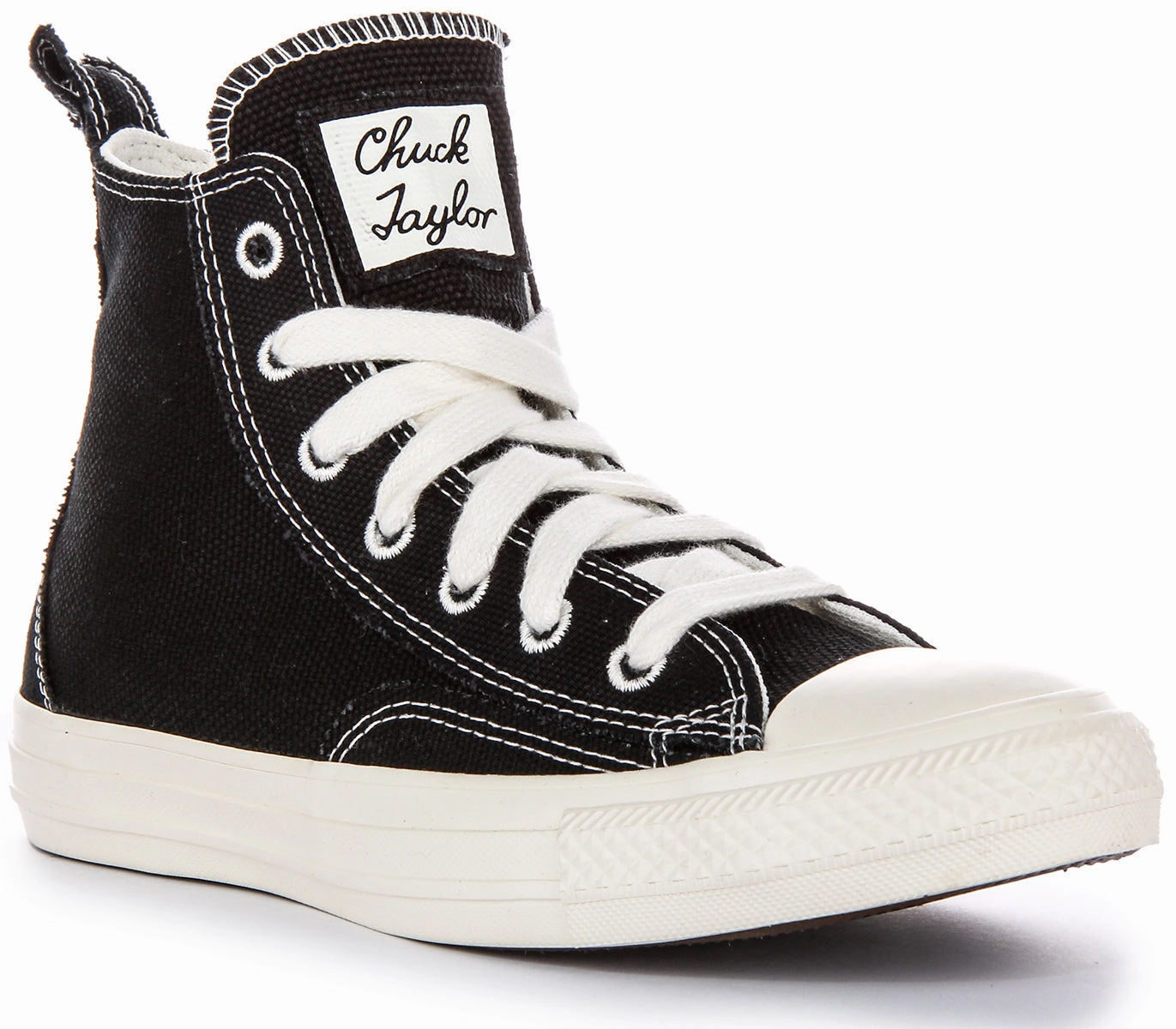Smooth transition Zero Irritation Converse All Star A06100C Oversize Patch In Black White