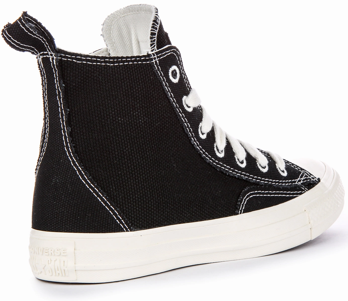 Long Comfort Converse All Star A06100C Oversize Patch In Black White