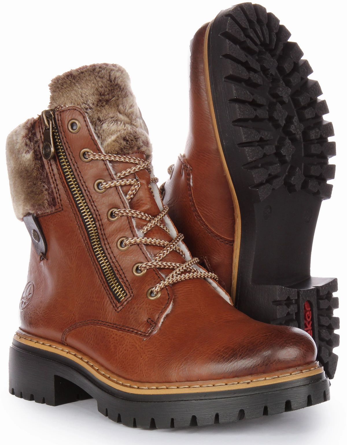 Long distance Rieker 72608-24 In Brown For Women