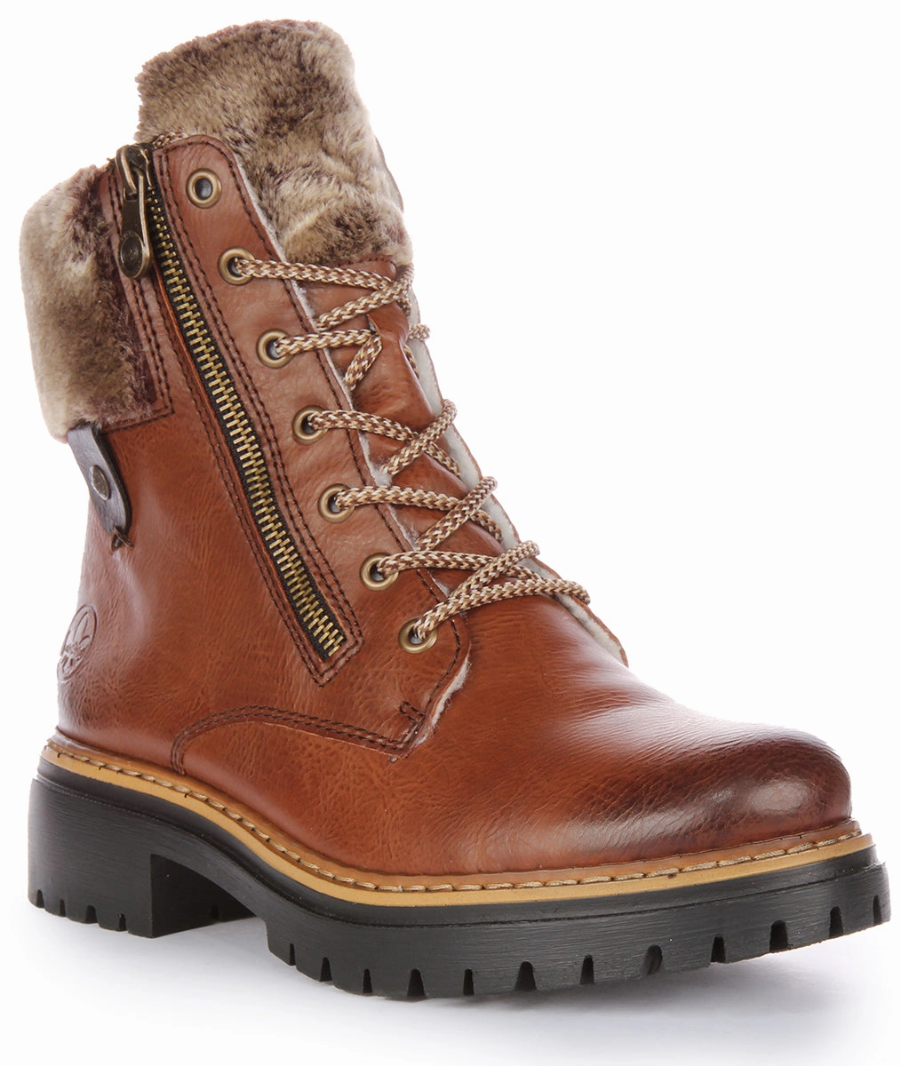 Rieker 72608-24 In Brown For Women All-Day Wear
