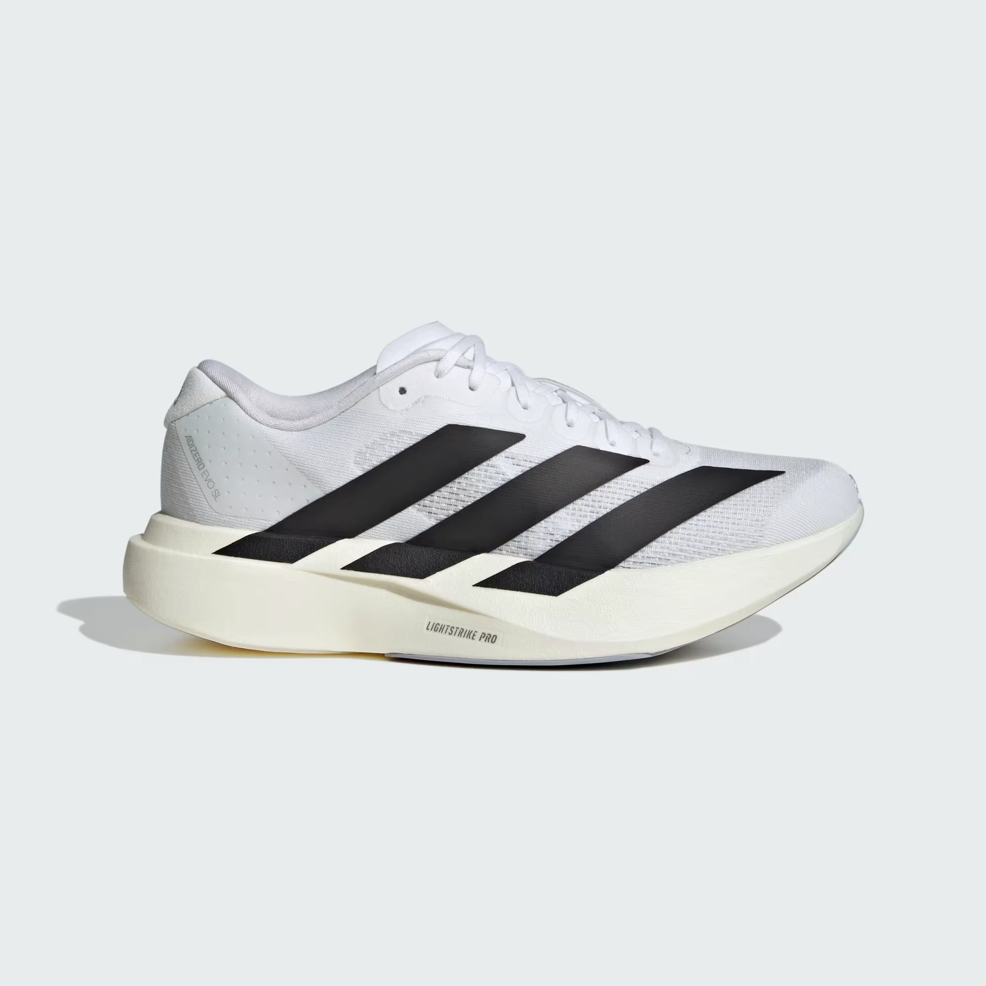 Long Distance Running Ability adidas - Adizero Evo SL - Cloud White/Core Black - Women's [JH6208]