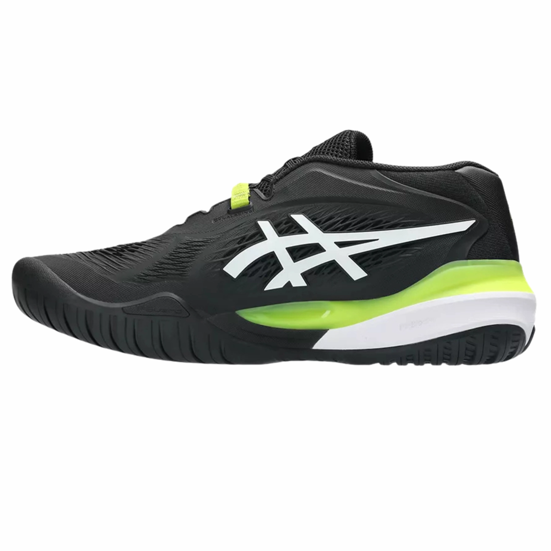 Long Wear Asics Gel Resolution X Hard Court Mens Tennis Shoes - Black/White