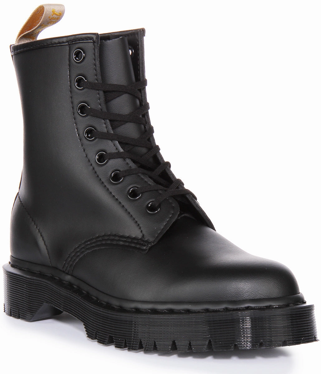 Dr Martens 1460 Bex Mono In Black For Unisex Path Comfort Outdoor Ready